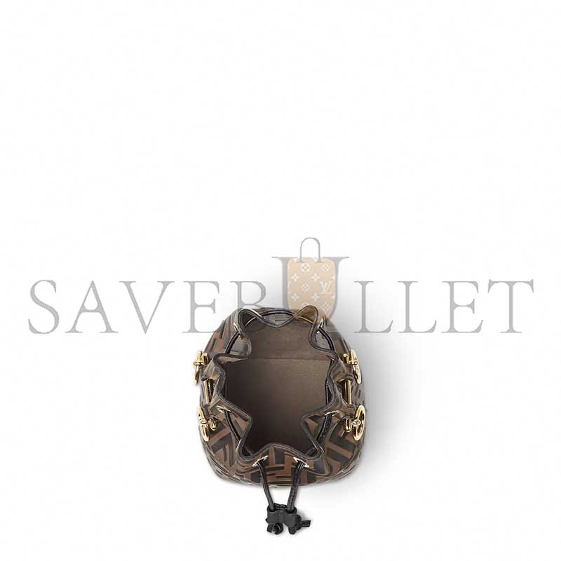 FENDI MON TRÉSOR BUCKET BAG IN BROWN (18*12*10cm)